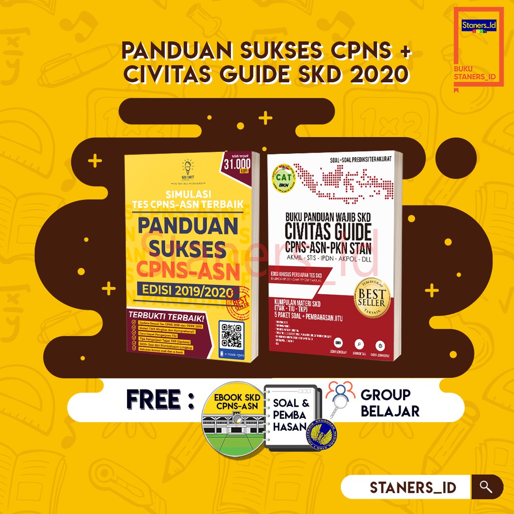 Free Aplikasi Cat Paket Panduan Lengkap Tkd Dan Skd Cpns Asn Ptk Usm Kedinasan Edisi 2 Shopee Indonesia