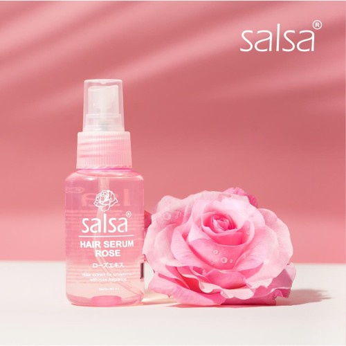 Qeila - SALSA HAIR SERUM ROSE GROWTH KERATIN HAIR TONIC HAIR PARFUME SPRAY 80 ML