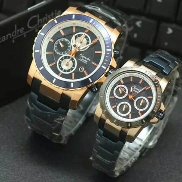 JAM TANGAN ALEXANDRE CHRISTIE 6141 COUPLE