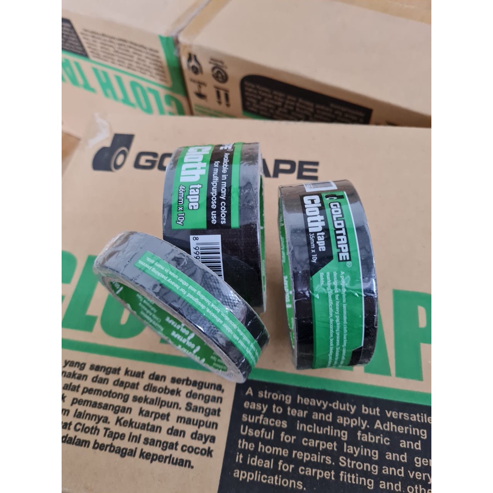 

Cloth tape / Lakban Linen Gold Tape 23mm