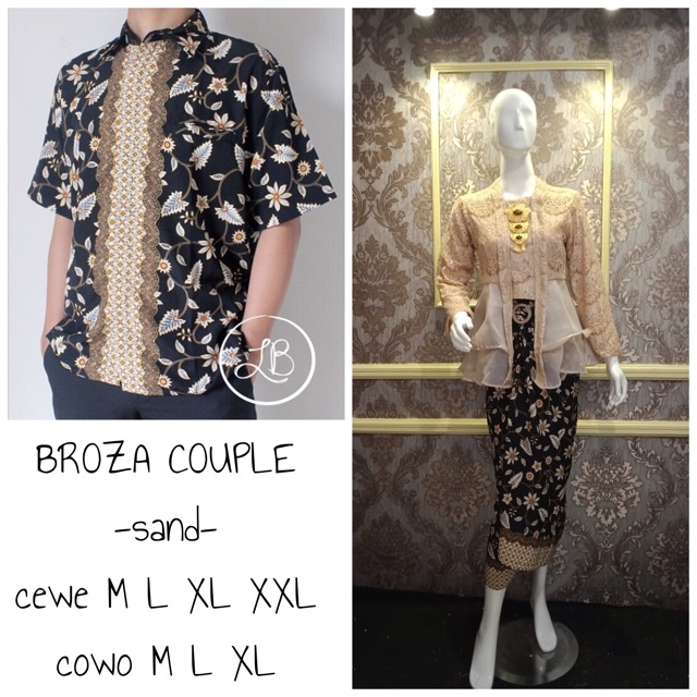 KUTUBARU COUPLE BROZA / KEBAYA TUNANGAN / KEBAYA MODERN