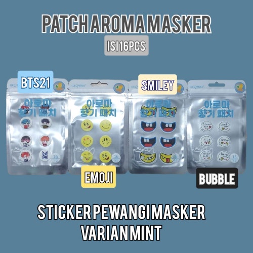 Masker KF94 Ori 4 PLAY WARNA-WARNI/Pewangi Stiker Masker