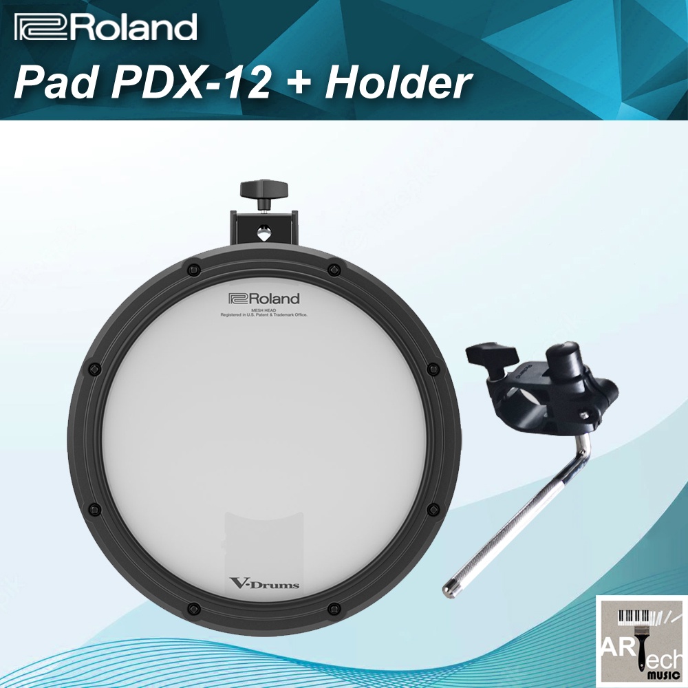 Roland PDX 12 V-Pad + Holder / PDX12 untuk Drum Elektrik