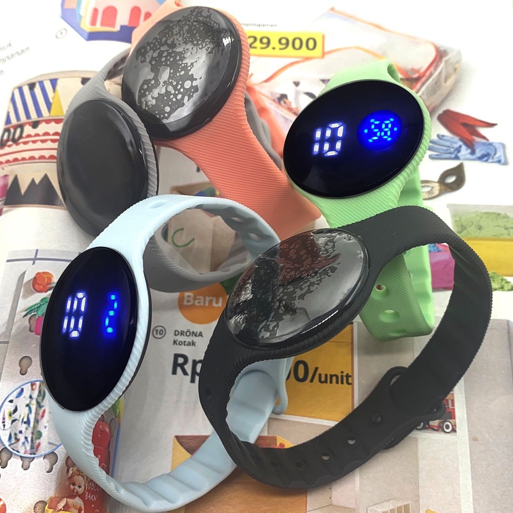 jam tangan led digital Touch /Jam Tangan Olahraga LED Anti Air