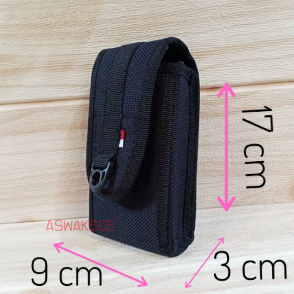 Sarung Hp Pinggang Pria Dompet Handphone Tebal