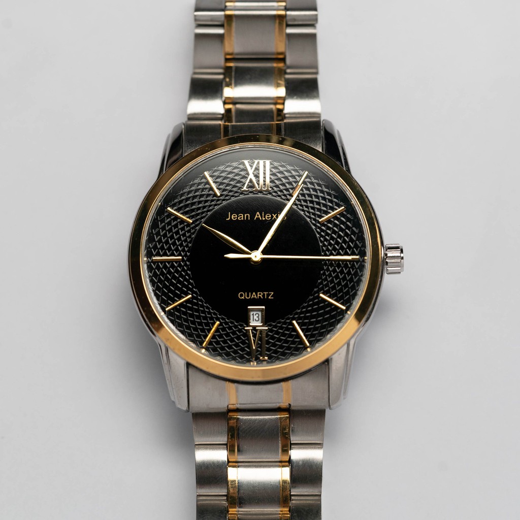 jam tangan pria anti air Jean Alexis KIRKWOOD GKT JA111 - Prestige Edition - Black Dial (Pria 40mm)