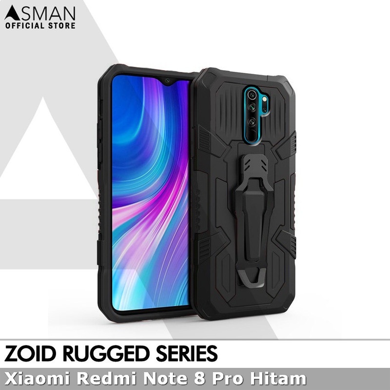 Asman Case Xiaomi Redmi Note 8 Pro Zoid Ruged Armor Premium