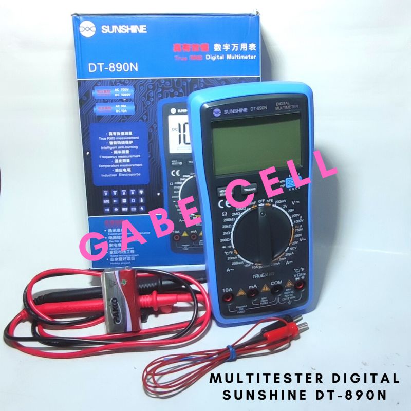 MULTITESTER DIGITAL SUNSHINE DT-890N ALAT SERVIS