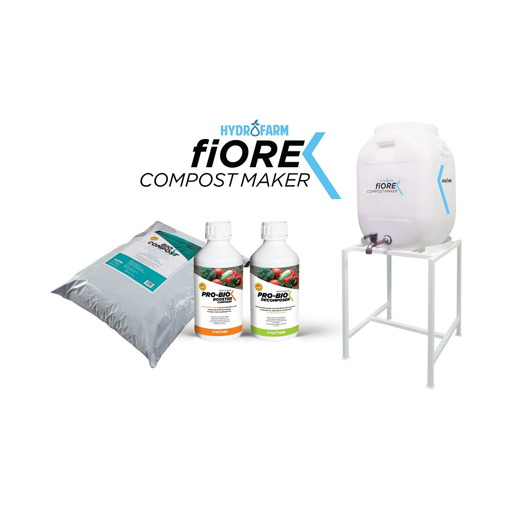 Hydrofarm - Fiore Kompos Maker (Sistem Pembuat Kompos + Stand Kaki)