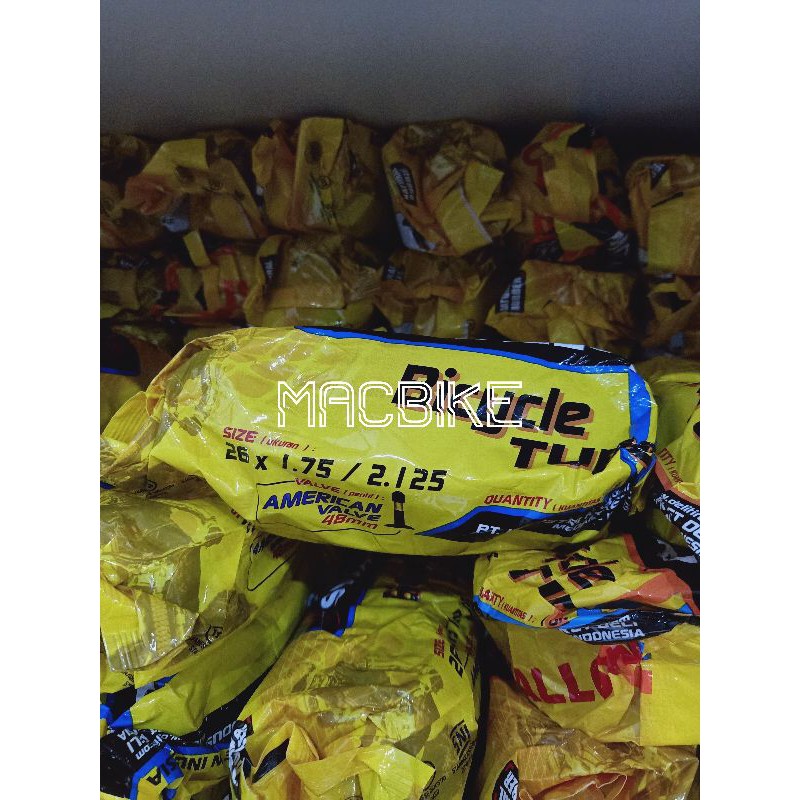 BAN DALAM SEPEDA 26 X 1.75/2.125 PENTIL 48 MM SWALLOW | BAN DALAM SWALLOW PENTIL PANJANG