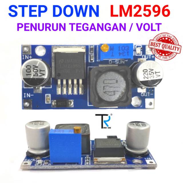 LM2596 Step Down DC to DC 3A Modul Penurun Tegangan Volt Voltase