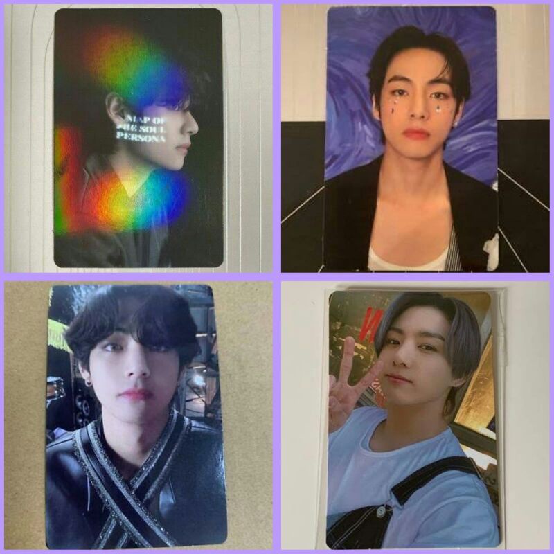 PC V TAEHYUNG HOLO,  CLUE, ROUTE,  JUNGKOOK POB BUTTER (BACA DESKRIPSI)