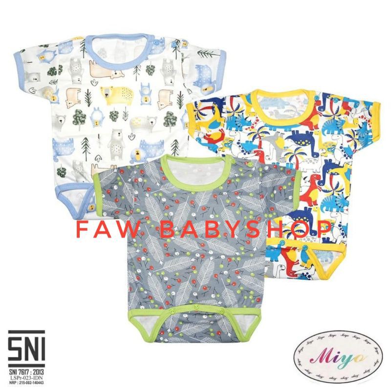 MIYO MOTIF Baju Kodok Segitiga size Newborn (0-3m)