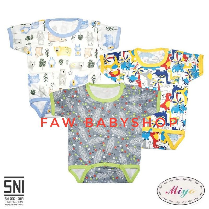 MIYO MOTIF Baju Kodok Segitiga size Newborn (0-3m)