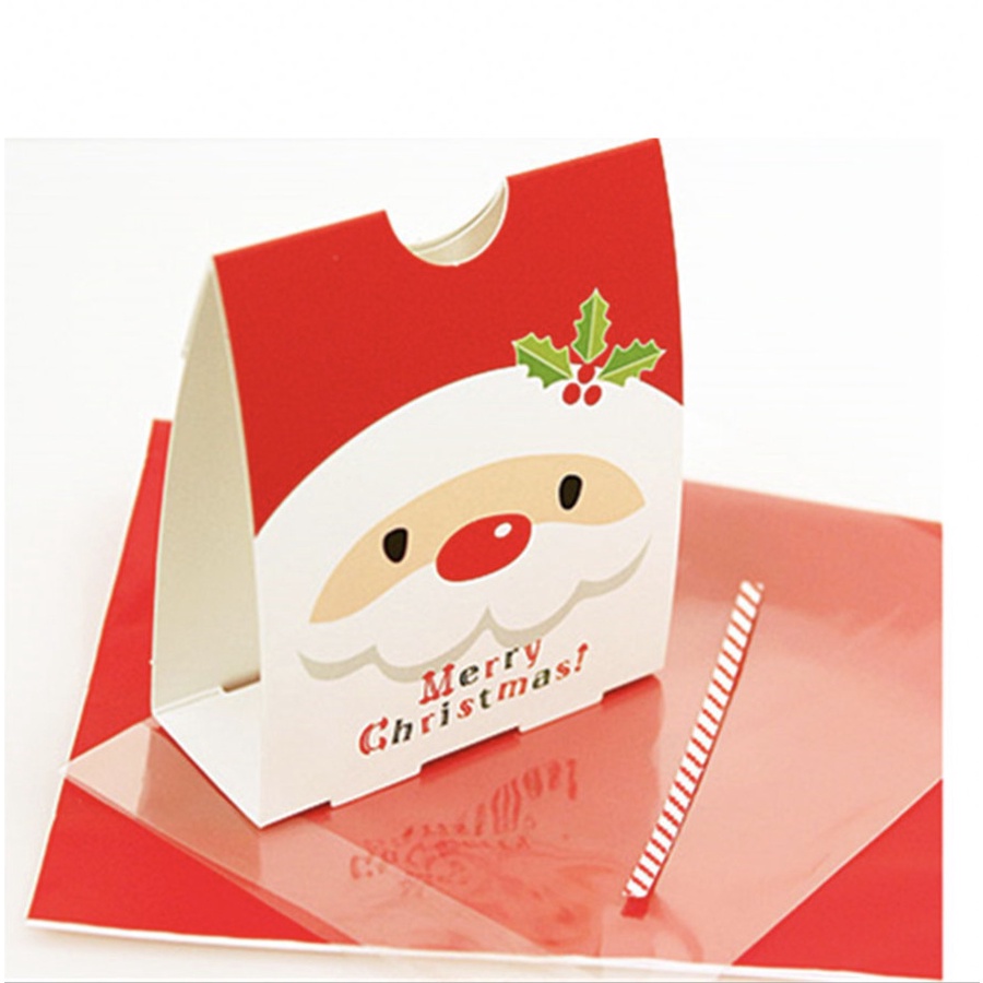 

plastik natal set kantong cookies , packing kado natal kantong x'mas