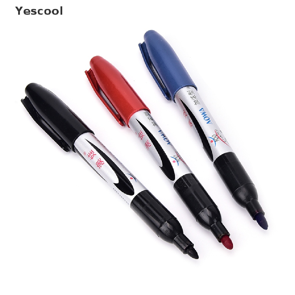 Yescool 1Pc Pen Marker Tinta Minyak Super Halus Untuk Gambarlukis Poster