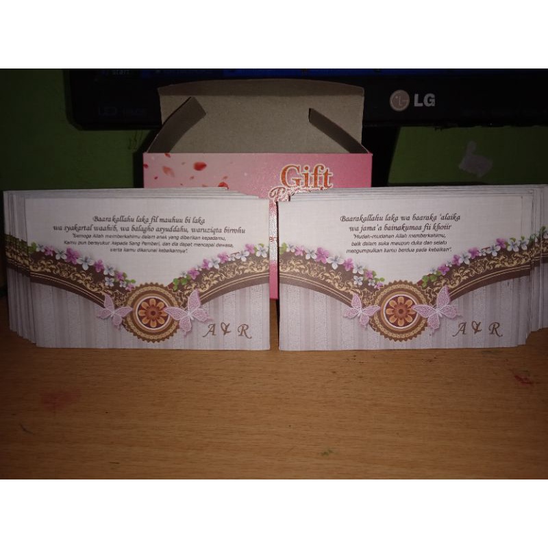 

Amplop Kondangan Custom tulis nama & Doa sesukamu
