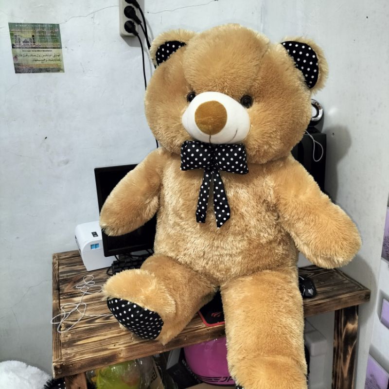 boneka beruang jumbo polos 80cm