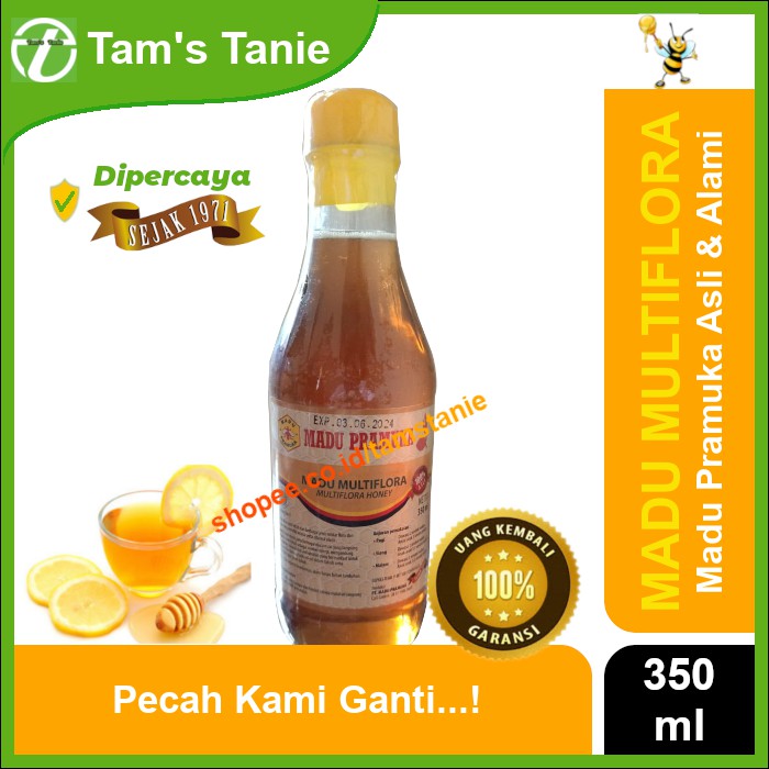 

Madu Asli Pramuka Alami - Madu Multiflora 350 ml
