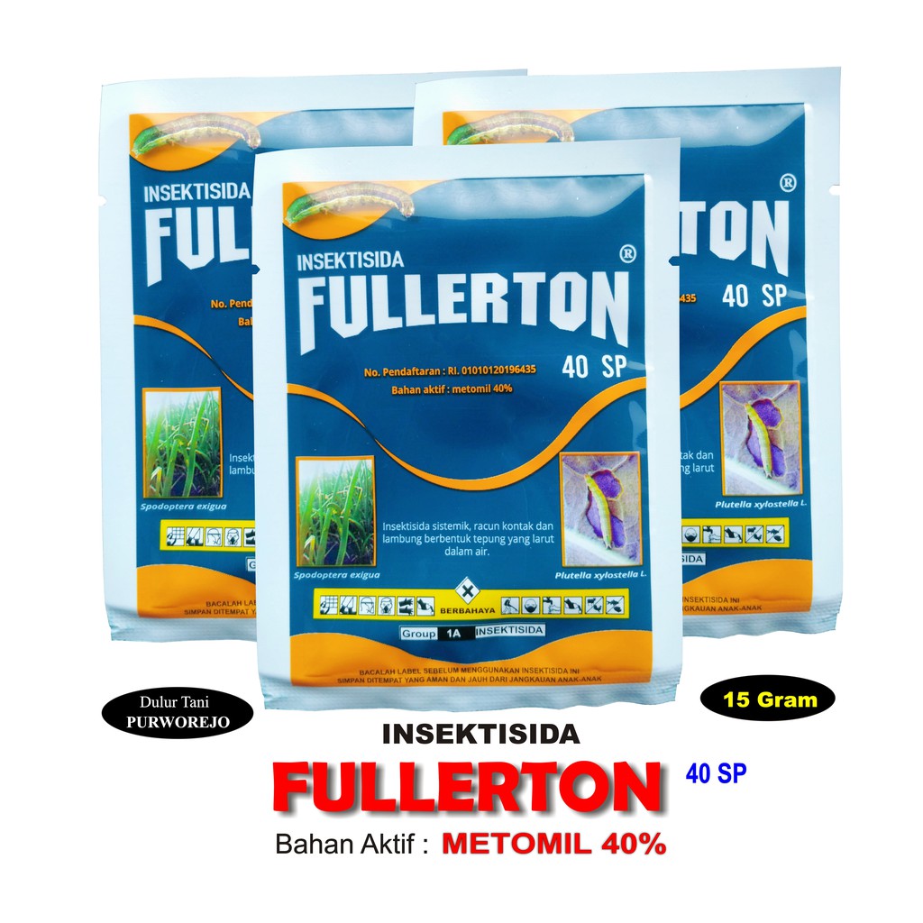 Insektisida FULLERTON 15 Gram Bahan Aktif Metomil 40 %