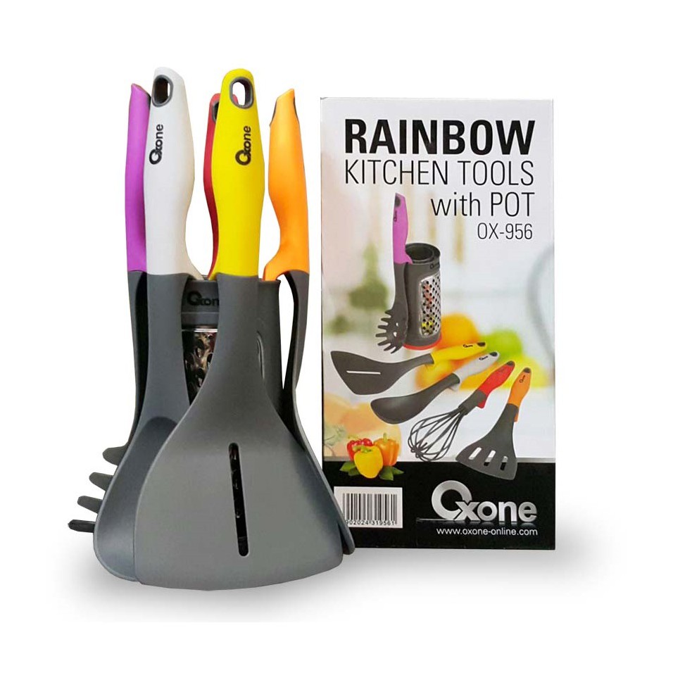 Spatula Set Oxone OX-956 Rainbow Kitchen Tools
