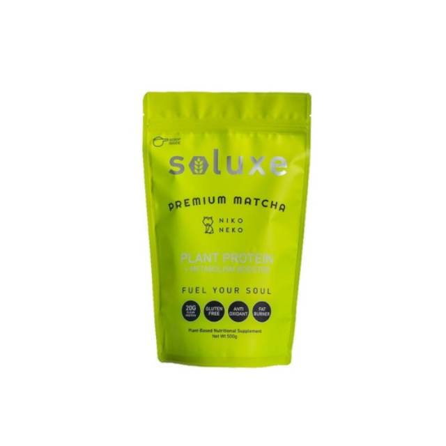 

Soluxe protein powder matcha 500 g