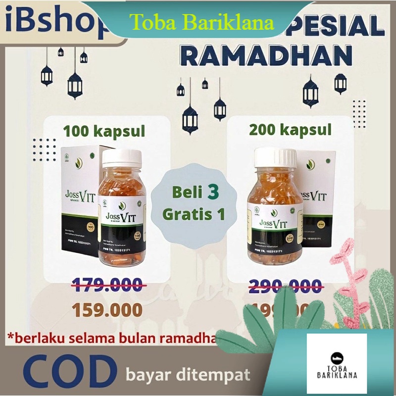 JOSVIT HERBAL / JOSS VIT HABBATUSAUDA PREMIUM ORIGINAL BPOM