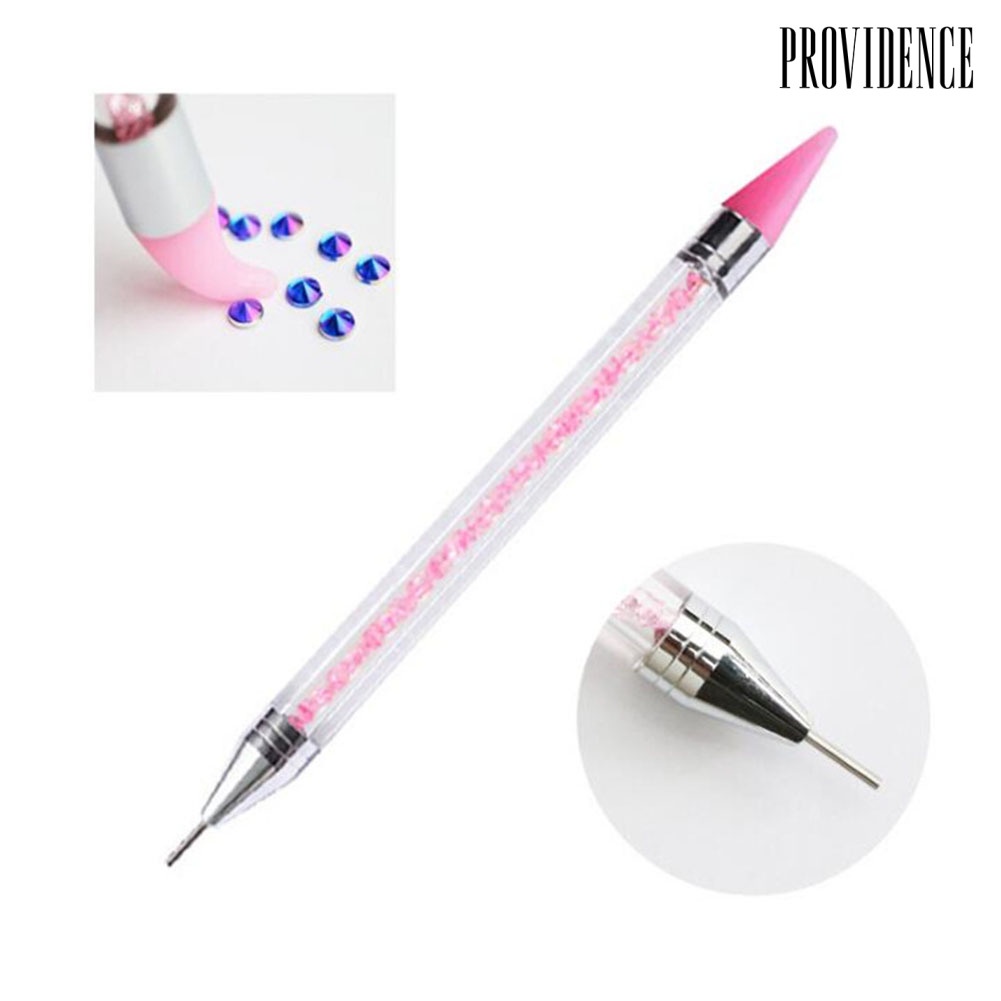 Providence Pen Dotting Berlian Imitasi Kepala Ganda Untuk Nail Art Diy