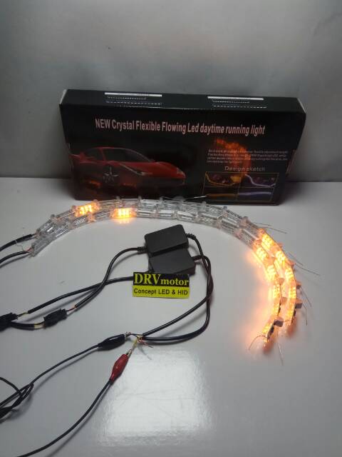 DRL CRYSTAL RUNNING A7 MODEL PATAH PATAH