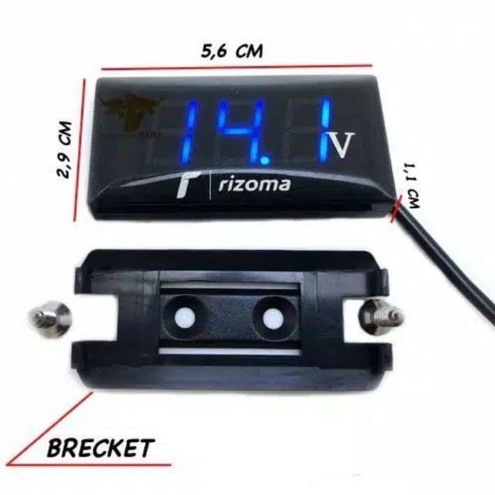 VOLT METER AKI rizoma/VOLT AKI MOTOR VOLT METER DIGITAL universal VARIASI VOLT METER