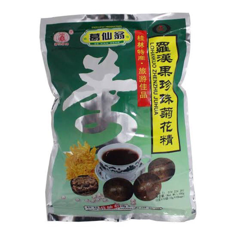 Lohankuo Zhenzhu Juhua-Gexianweng 150gr