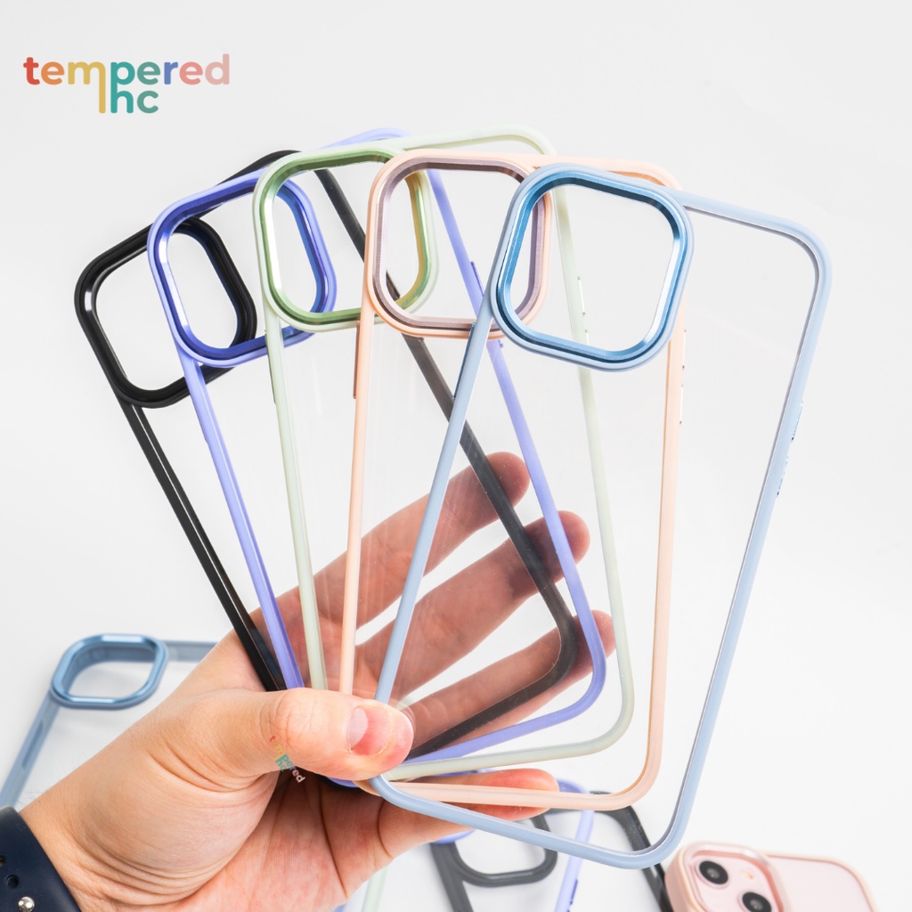 ALL NEW ! SteelHybrid Case Iphone ( Iphone x - 13 pro max Ready !! )