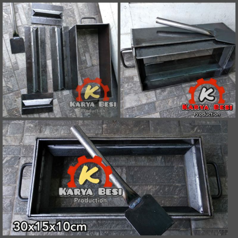 cetakan batako 30x15x10 custom