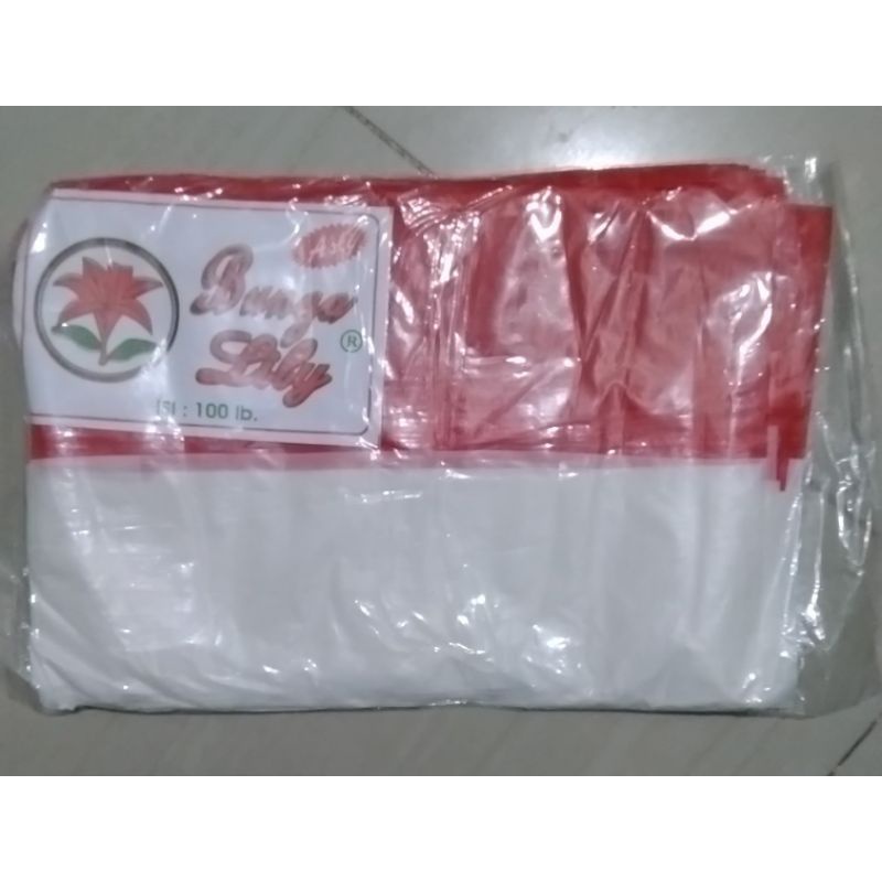 BENDERA MERAH PUTIH PLASTIK CAP BUNGA LILY