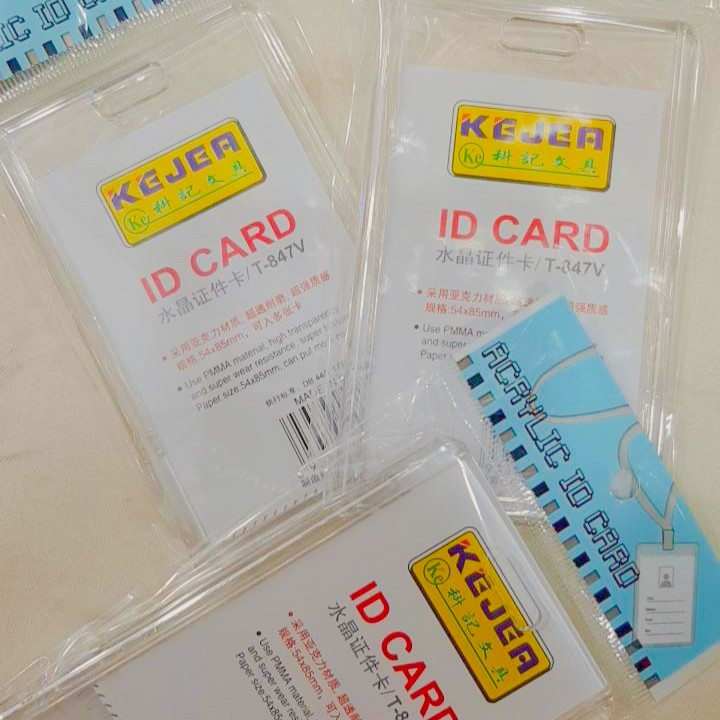 

[BACA DESC] READY STOCK KEJEA Card Holder Acrylic Transparant dan Deco/Warna/Variasi