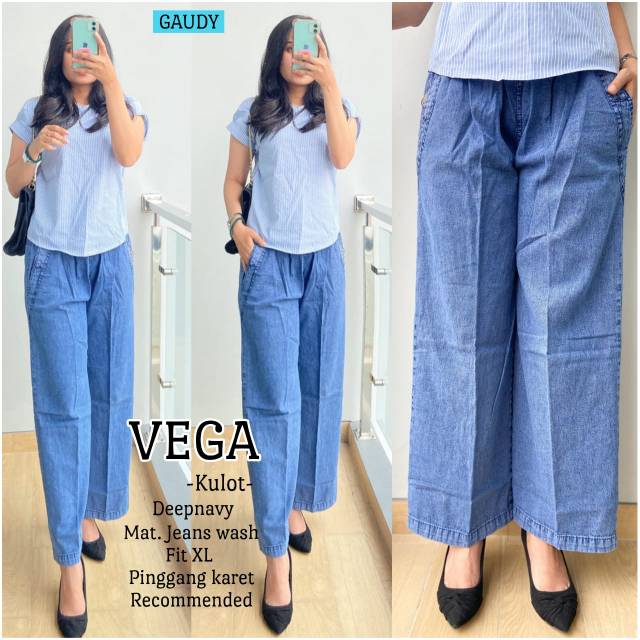 KULOT PREMIUM JEANS WASH || VEGA KULOT