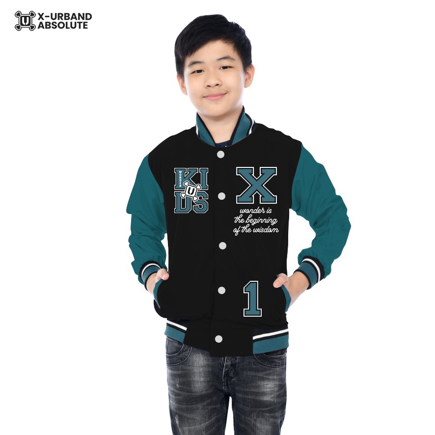 Jaket Varsity Anak Unisex Wonderkids K63