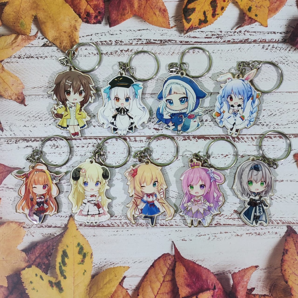 Gantungan Kunci Hololive JP - Keychain Vtuber Jepang