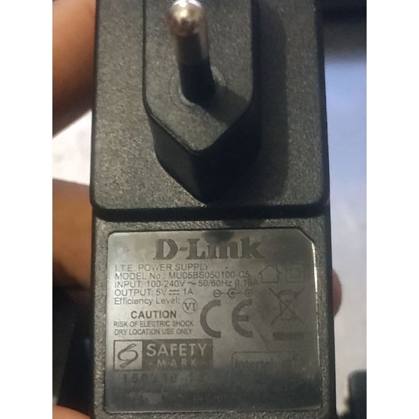 ADAPTOR D-LINK 5V 1A ORIGINAL