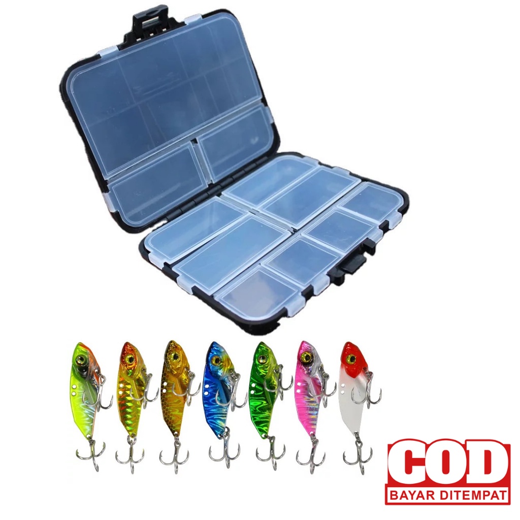 Box Kotak Perkakas Kail Pancing Waterproof Case FISHING LURE BOX Daiwa Fugu Shimano KENZI Yumoshi Da