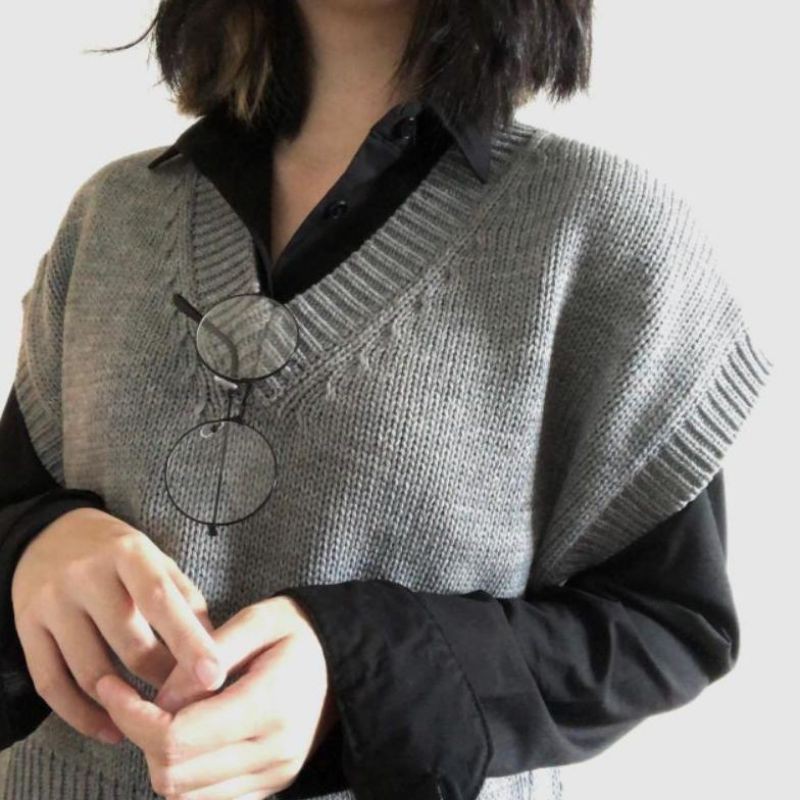 VEST RAJUT SILA / KNIT / ROMPI rajut premium tokyo