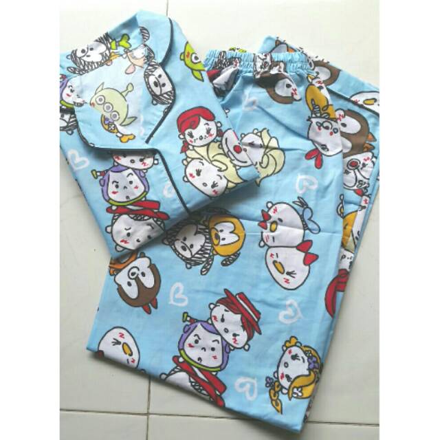 

Piyama dewasa motif tsum spidol biru