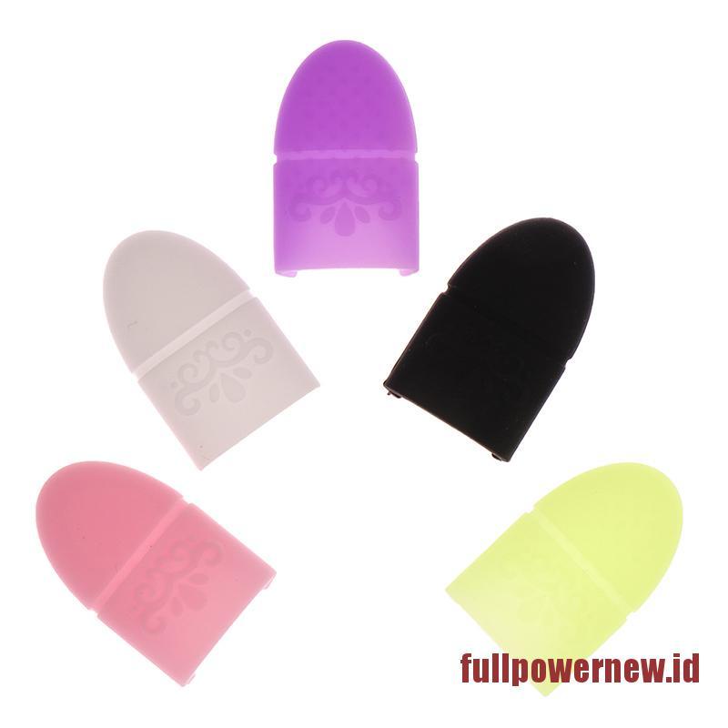 10pcs / set Klip Cap Soak Off Bahan Silikon Untuk Menghapus Kutek UV Gel