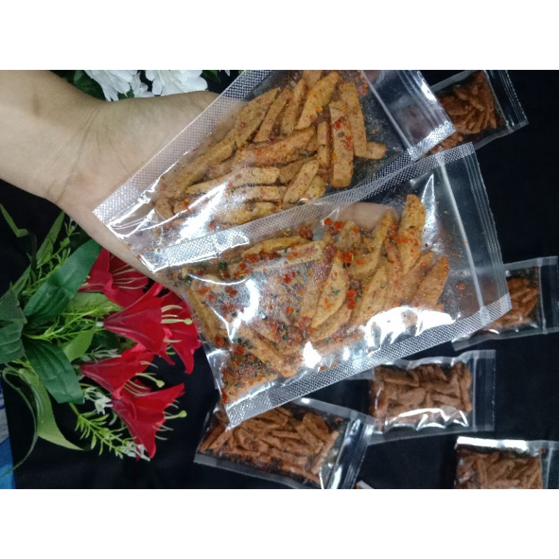 

Basreng pedas extra daun jeruk-super renyah digoreng dadakan