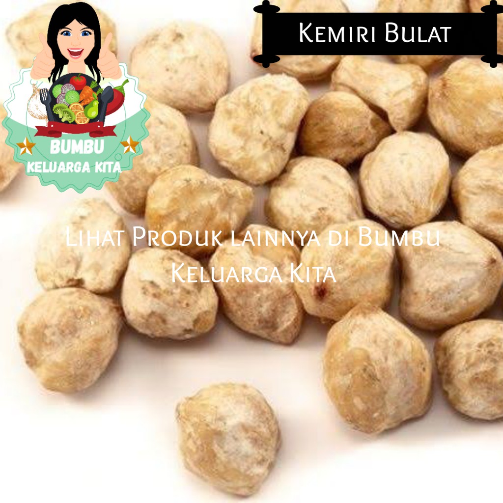 

Kemiri Bulat 500Gram