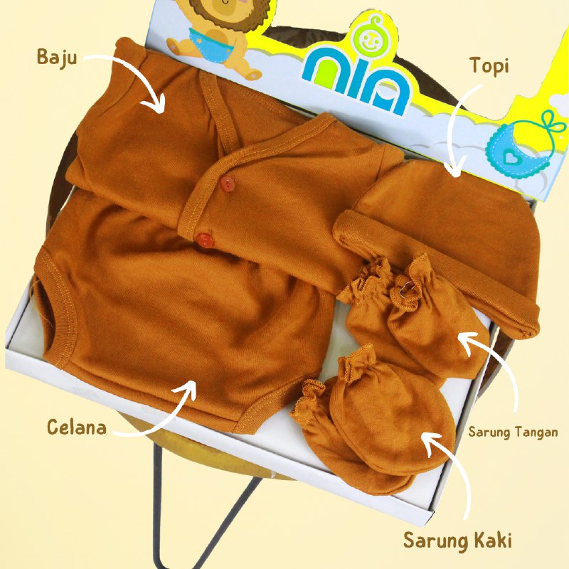PROMO !!! Baby gift set Nia new-baby set Nia terbaru-kado paket setelan bayi-gift set bayi