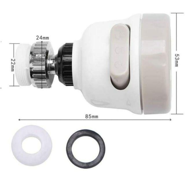 Sambungan Kran Wastafel Cuci Piring Shower 360 Derajat 3 Mode Spray