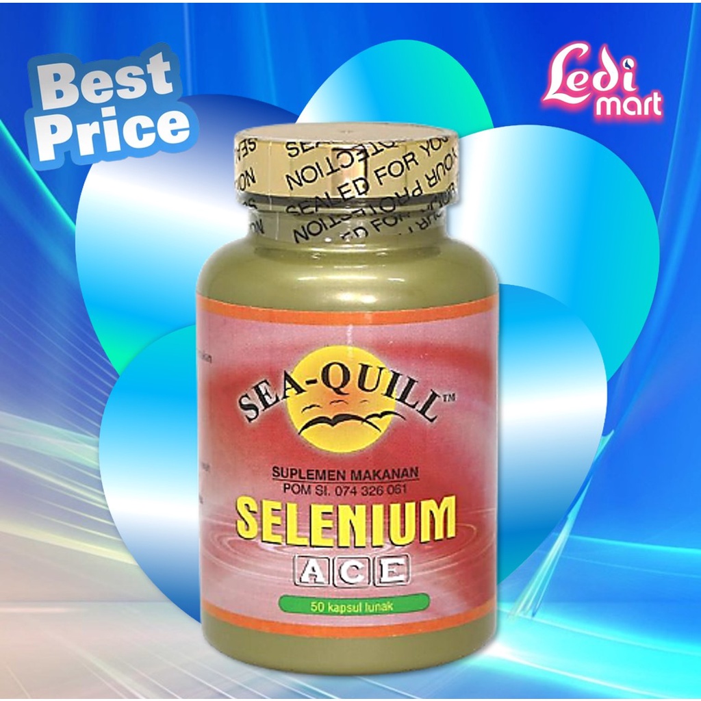 Sea-Quill Selenium A C E  30s &amp; 50s  / Sea Quill / Seaquill / Vitamin Daya Tahan Tubuh / LEDI MART