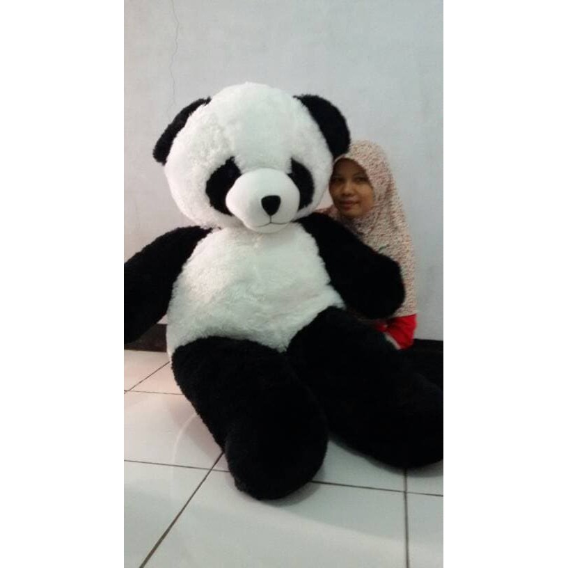 Amazing -  Boneka Panda Super Besar Jumbo/Teddy Bear/Beruang (panjang 120 cm) - Luxury