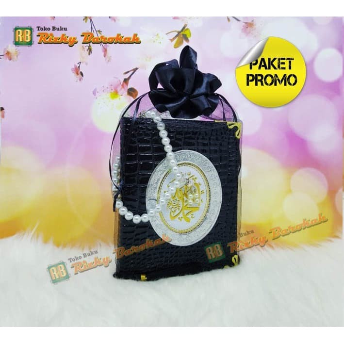 Paket Cetak Souvenir Tahlilan 40/100/1000 Hari Yasin Cover Kulit Buaya